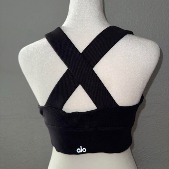 Alo Yoga Womens V Neck Emulate - Picture 2 of 3